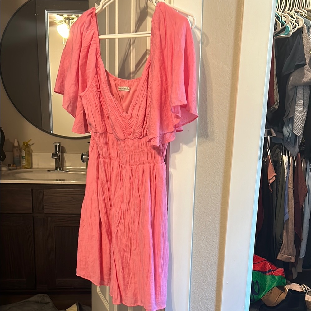 Abercrombie Pink Womens Mini Dress